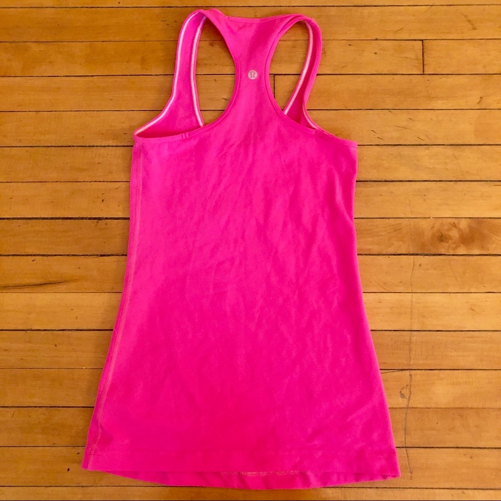 Bright Pink Razorback Lululemon Tank